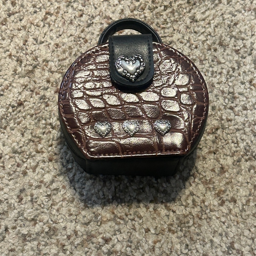 Brighton Mini Bags in Brown and Black with Exotic Textures